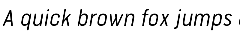 Preview of FONTSPRING DEMO - Bourton Text Narrow Italic font