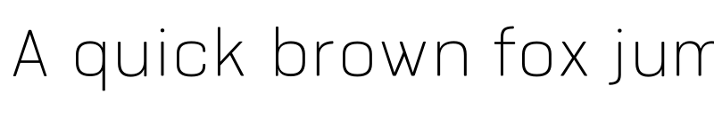 Preview of FONTSPRING DEMO - Bourton Text Thin Regular font