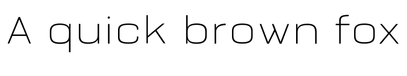 Preview of FONTSPRING DEMO - Bourton Text Thin Wide Regular font