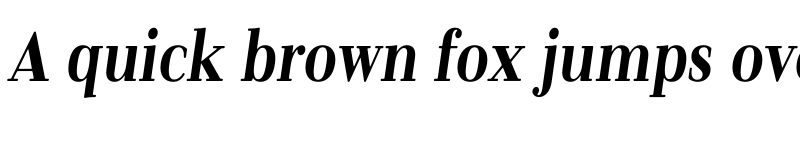 Preview of FONTSPRING DEMO - Bowdon Narrow Italic font