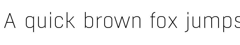 Preview of FONTSPRING DEMO - Boxed Extralight Regular font