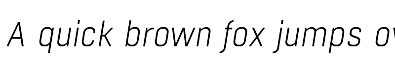 Preview of FONTSPRING DEMO - Boxed Light Italic font