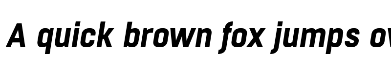 Preview of FONTSPRING DEMO - Boxed Regular Bold Italic font