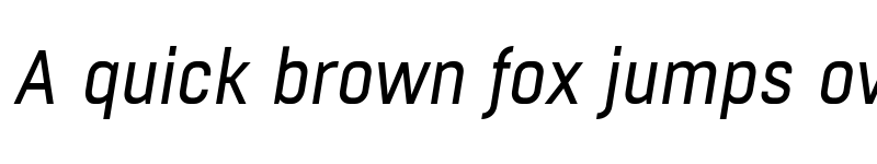 Preview of FONTSPRING DEMO - Boxed Regular Italic font