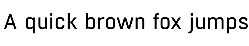 Preview of FONTSPRING DEMO - Boxed Regular Regular font