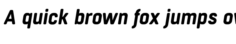 Preview of FONTSPRING DEMO - Boxed Round Bold Italic font