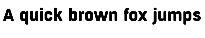 Preview of FONTSPRING DEMO - Boxed Round Heavy Heavy font