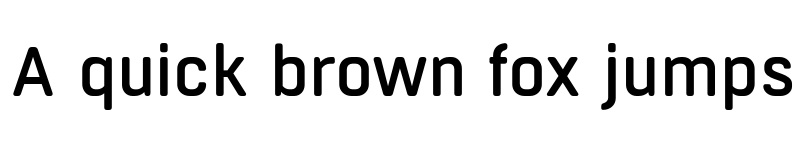 Preview of FONTSPRING DEMO - Boxed Round Medium Regular font