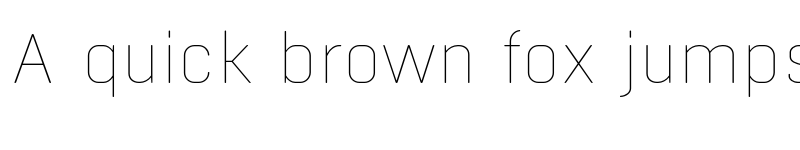 Preview of FONTSPRING DEMO - Boxed Round Thin Regular font