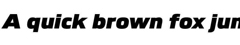 Preview of FONTSPRING DEMO - Boxley Extra Black Italic font