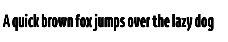 Preview of FONTSPRING DEMO - Branding SF Cmp Black Regular font