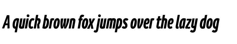 Preview of FONTSPRING DEMO - Branding SF Cmp Bold It Regular font