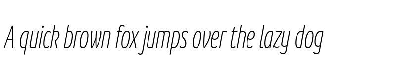 Preview of FONTSPRING DEMO - Branding SF Cmp Light It Regular font