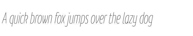 Preview of FONTSPRING DEMO - Branding SF Cmp Thin It Regular font