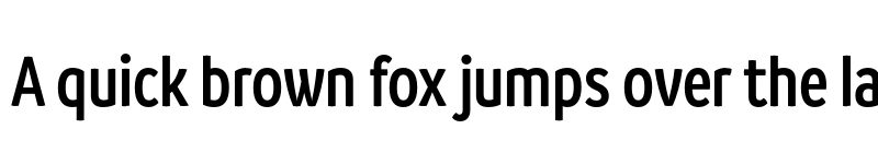 Preview of FONTSPRING DEMO - Branding SF Cnd SemiBold Regular font