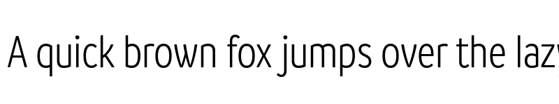 Preview of FONTSPRING DEMO - Branding SF Cnd SemiLight Regular font