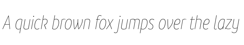 Preview of FONTSPRING DEMO - Branding SF Cnd Thin It Regular font