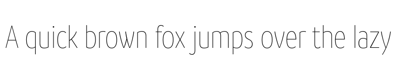 Preview of FONTSPRING DEMO - Branding SF Cnd Thin Regular font