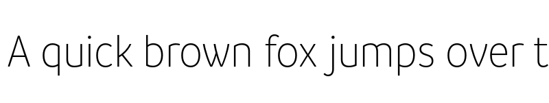 Preview of FONTSPRING DEMO - Branding SF Narrow Light Regular font