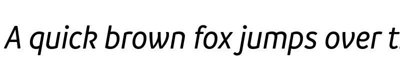Preview of FONTSPRING DEMO - Branding SF Narrow Medium It Regular font