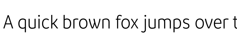 Preview of FONTSPRING DEMO - Branding SF Narrow SemiLight Regular font