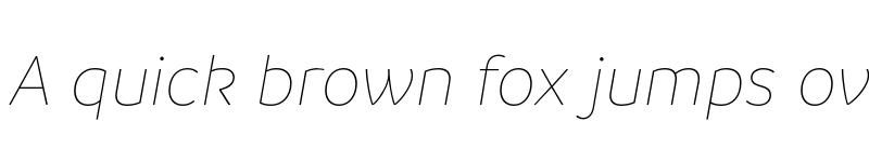 Preview of FONTSPRING DEMO - Branding SF Thin It Regular font