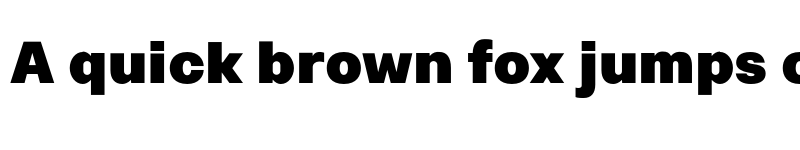 Preview of FONTSPRING DEMO - Breul Grotesk A Black Regular font