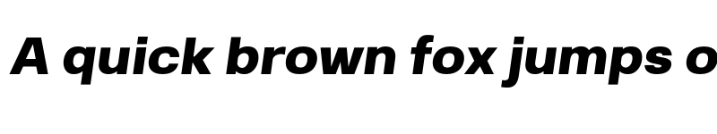 Preview of FONTSPRING DEMO - Breul Grotesk A Bold Italic font