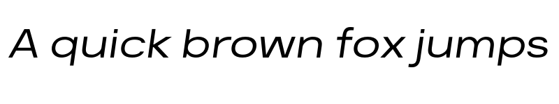 Preview of FONTSPRING DEMO - Breul Grotesk A ExtraLight Italic font