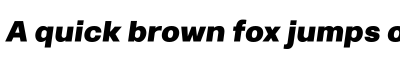 Preview of FONTSPRING DEMO - Breul Grotesk A Heavy Italic font