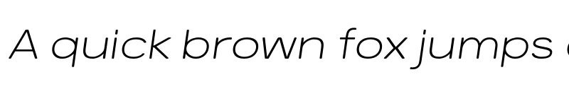 Preview of FONTSPRING DEMO - Breul Grotesk B Thin Italic font