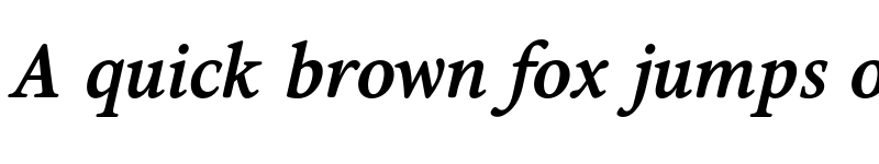 Preview of FONTSPRING DEMO - Brigade Bold Italic font