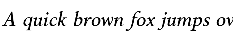Preview of FONTSPRING DEMO - Brigade Med Italic font