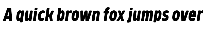 Preview of FONTSPRING DEMO - Brilk Black Italic font