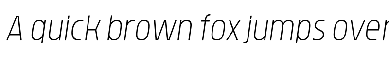 Preview of FONTSPRING DEMO - Brilk ExtraLight Italic font