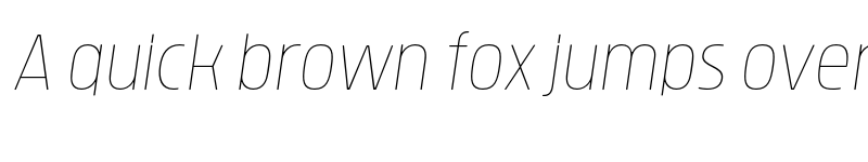 Preview of FONTSPRING DEMO - Brilk Thin Italic font