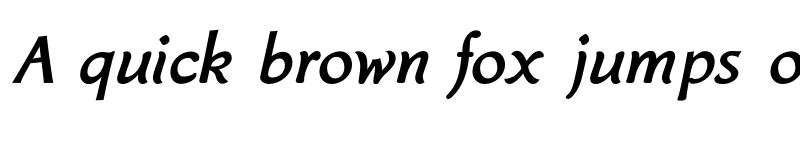 Preview of FONTSPRING DEMO - Brinar Bold Italic font