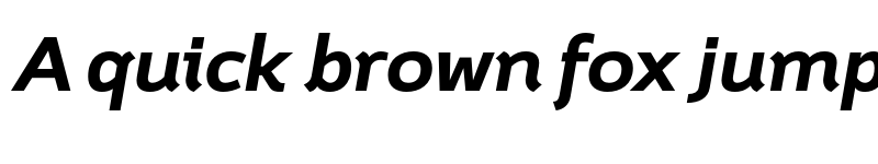 Preview of FONTSPRING DEMO - Brisko Sans Black Italic Regular font