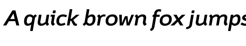 Preview of FONTSPRING DEMO - Brisko Sans Bold Italic Regular font