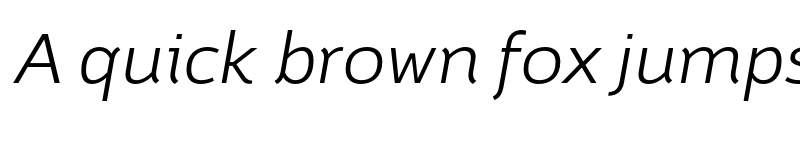 Preview of FONTSPRING DEMO - Brisko Sans Light Italic Regular font