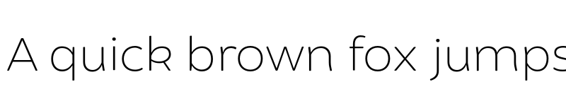 Preview of FONTSPRING DEMO - Brocha Alt Thin Regular font