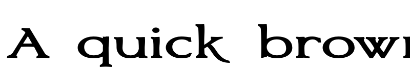 Preview of FONTSPRING DEMO - Bronzetti Expanded Expanded Bold font