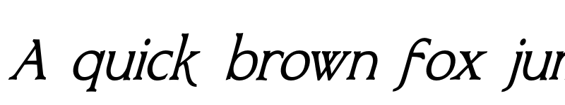 Preview of FONTSPRING DEMO - Bronzetti Italic font