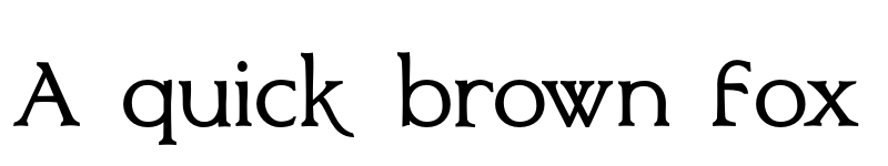 Preview of FONTSPRING DEMO - Bronzetti Regular font