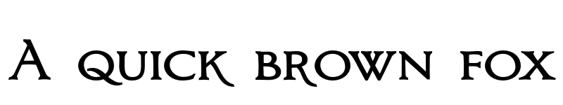 Preview of FONTSPRING DEMO - Bronzetti SmallCapitals Regular font