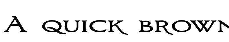 Preview of FONTSPRING DEMO - Bronzetti SmallCapitalsExpanded Expanded Regular font