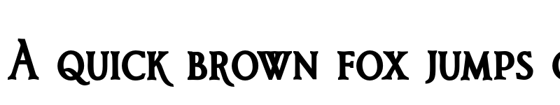 Preview of FONTSPRING DEMO - Bronzetti SmallCapsCondensed Condensed Bold font