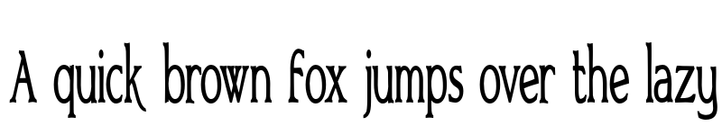 Preview of FONTSPRING DEMO - Bronzetti UltraCondensed Ultra-condensed Regular font