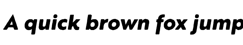 Preview of FONTSPRING DEMO - Brother 1816 Printed ExtraBold Italic font