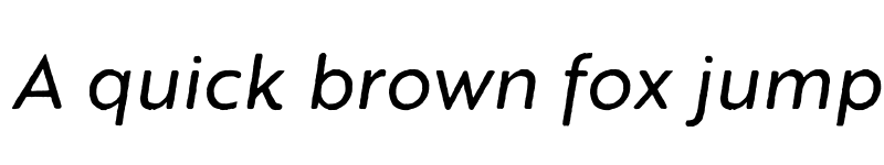 Preview of FONTSPRING DEMO - Brother 1816 Printed Regular Italic font